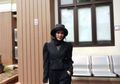 Angel Lelga Pilih Busana Serba Hitam Saat Gugat Vicky, Katanya Karena Pingin Tampil Keren