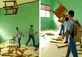 Viral Video Aksi Pelajar Lempar Kursi dan Meja dalam Kelas hingga Hancur, Pihak Sekolah Buka Suara