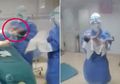 Hati Siapa yang Tak Pilu Melihat Detik-detik Seorang Ibu yang Terinfeksi Virus Corona Lahirkan Bayi Pertamanya, Belum Sempat Melihat Sang Bayi Perawat Bawa Lari Keluar