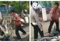 Tak Terima Ditilang, Seorang Pengendara Motor Ngamuk dan Banting Motornya Sendiri, Netizen: Dan Terjadi Lagi, Kisah Unboxing yang Terulang...