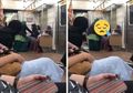 Teriak-teriak Sebut 'Saya Orang Tua', Viral Video Ibu-ibu Jambak dan Tampar Wanita di Dalam Gerbong, Penumpang Hingga Petugas Sampai Gemas