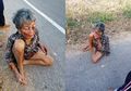 Miris! Seorang Wanita Tua Terlihat Berdarah-darah dengan Wajah Babak Belur di Pinggir Jalan, Nenek: Saya Tidak Memiliki Kekuatan
