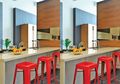 Serasikan Warna untuk Dapur Mungil, Coba Gunakan Warna Solid