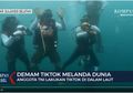 Berani Beda dengan yang Lain, Anggota TNI AL Lakukan TikTok di Kedalaman 15 Meter Bawah Laut, Videonya Viral