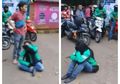 Ditinggal Ambil Pesanan Makanan Customernya, Perempuan Driver Ojol ini Malah Kehilangan Motornya, Cuma Bisa Nangis Kejer: Tega Banget Sih Orang!