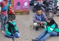 Viral Video Pengemudi Ojol Perempuan Duduk Lemas di Pinggir Jalan Hingga Histeris Tangisi Nasibnya: Tega Banget Sih Orang!