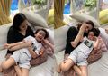 Warganet Justru Fokus ke Ember dan Gayung Plastik, Begini Hebohnya Rafathar Saat Mandi, Sang Bunda Sampai Teriak-teriak