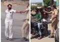 Keras! Turun ke Jalan Tenteng Tongkat Rotan, Polisi India Tak Segan Sabet Warga yang Bandel Keluyuran Usai Diberlakukan Lockdown