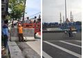 Bukan Lockdown, Inilah Video Hari Pertama Pembatasan Akses Sejumlah Titik Jalan di Kota Tegal, Masih Terlihat Hilir Mudik Kendaraan