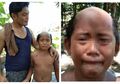 Supaya Nggak Keluar Rumah, Ayah Ini Potong Rambut Anaknya dengan Model Setengah Botak