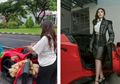 Tak Tanggung-tanggung, Wanita Cantik Ini Viral Usai Pakai Ferrari saat Bagi Nasi Bungkus, Ternyata Pengusaha Ini
