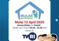 Ini Jadwal Tayang TVRI "Belajar Dari Rumah" untuk PAUD Sampai SMA