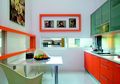 Lebih Kreatif dan Berselera dengan Oranye di Pantry dan Ruang Makan, Bersih dan Trendi!