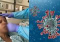 Heboh! Beredar Video Seorang Wanita Mengerang Kesakitan saat Lakukan Tes Virus Corona dengan Cara Masukan Stick ke Hidung