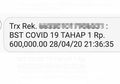 Dapat Kabar dari Notifikasi M-Banking, Tiga Warga Boyolali Dapat Transferan Misterius Senilai Rp 600 Ribu, Belum Diketahui Pengirimnya Hanya Tertera Bantuan COVID-19 Tahap 1