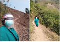 Demi Rawat Pasien Karantina di Pegunungan, Dokter Ini Rela Mendaki 2 Gunung dan Kenakan APD di Tengah Cuaca Panas, Kelelahan, Berkali-kali Terjatuh