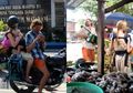 Viral Video! Bule Rusia Terjebak di Tengah Pandemi Covid-19, Terpaksa Ngamen Bawa Anak Balitanya Saat Berada di Lombok