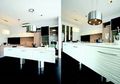 Dapur Geometris Berkesan Dinamis, Finishing Lacquernya Bikin Mewah