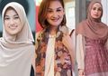 Bosan Rayakan Idulfitri dengan Model Baju yang Itu-itu Saja? Yuk, Contek Ide Gamis Lebaran 2020 ala Keluarga Para Selebriti!