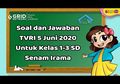 Lengkap! Ini Materi, Soal, dan Jawaban Sahabat Pelangi: Senam Irama untuk Kelas 1-3 SD Rabu, 29 Juli di TVRI