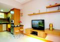 Apartemen 28 M2 Terkesan Istimewa dengan Sentuhan Cokelat Keemasan