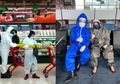 Dahulu Diprotes Kini Dipuji, Pasutri Kenakan Pakaian Hazmat dan APD Lengkap Saat Naik Pesawat