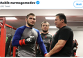 Pelatih Khabib Harap Fan Tetap Tenang, Sang Juara Masih Ingin Berduel