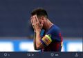 Kondisi Ruang Ganti Barcelona Usai Dibantai Bayern Muenchen, Messi Terlihat Ngenes