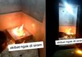 Heboh Video WC Jongkok Keluarkan Api yang Menjalar Hingga Keluar Kamar Mandi, Apa yang Sebenarnya Terjadi?