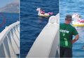 Bocah 3 Tahun Hanyut ke Tengah Laut, Terombang-ambing di Atas Pelampung Unicorn, Video Detik-Detik Dramatis Penyelamatan oleh Kru Kapal Feri Viral