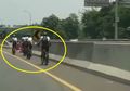 Viral di Medsos, Polisi Selidiki Video Rombongan Sepeda Masuk Tol dan Nekat Lawan Arah