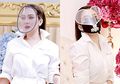 Pakai Rancangan Rinaldi Yunardi, Segini Harga Face Shield Syahrini yang Bikin Netizen Melongo