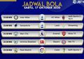 Link Live Streaming Nonton Bola Liga Inggris di Sini, Big Match Manchester City vs Arsenal sampai Everton vs Liverpool