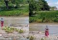 Heboh Wanita di Palu yang Tetap Santuy saat dengan Buaya Berkalung Ban yang Tak Mampu Ditaklukkan Panji Petualang, Netizen: Ibu-ibu Semakin di Depan