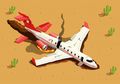 Lintasi 'Runway' Bandara dengan Percikan Api, Pesawat Pilatus PC-12 Alami Kecelakaan Saat Pendaratan, Pilot Tak Sadar Ban Sisi Kiri Terjatuh di Halaman Warga Saat Terbang