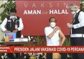 Jokowi Resmi Jadi Orang Pertama yang Terima Vaksin Covid-19, Ini yang Ditanyakan Presiden RI ke Petugas Sebelum Terima Suntikan Vaksin