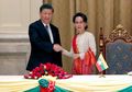 Pemerintahannya Diruntuhkan Militer Myanmar, Siapa Sangka Myanmar Hampir Jatuh dalam Perangkap Utang China, Segini Jumlah Utangnya Ke Tiongkok