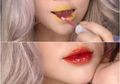 Tren Ombre Lips Terbaru dengan Menggunakan Eyeshadow Kuning, Intip Tutorialnya!