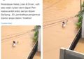 Viral Driver Ojek Online Rela Sebrangi Banjir Demi Antar Pesanan, Warganet Murka saat Tahu Permintaan Pembeli, 'Aku Sumpahin!'