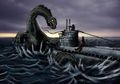 Misteri Kapal Jerman U-Boat yang Ditenggelamkan oleh Monster Laut pada Perang Duina I, Cerita-cerita Mengklaim Makhluk Itu Menggigit Kapal hingga Lubang Besar