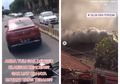 Bukannya Minggir, Mobil Mewah ini Malah Terus Melaju Halangi Mobil Pemadam Kebakaran yang Sedang Menuju Lokasi Kebakaran Hingga Bikin Sang Sopir Emosi, Netizen Gercep Bela Sang Damkar: Kagak Punya Duit Buat Beli Kuping...