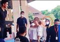 Senyum Kaesang Tampak Merekah Lebar, Begini Penampilan Nadya Arifta Saat Temani Anak Bungsu Jokowi di Stadion Mini UNS, Langsung Jadi Sorotan