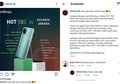 Postingan Perbandingan Infinix Hot 10s dan Redmi 9T Jadi Perdebatan