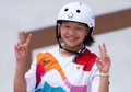 Profil Momiji Nishiya, Skater 13 Tahun Ini Cetak Rekor Usai Raih Emas di Olimpiade Tokyo 2020