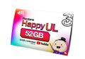 Kartu Perdana Happy Unlimited Tri, Kuota 52 GB Harga Rp 70.000