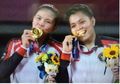 Momen Greysia/Apriyani Raih Medali Emas Olimpiade Tokyo 2020 - Hancurkan Raket Lawan & Kemenangan Tertunda