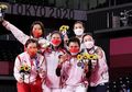 Makna Karangan Bunga 3 Warna yang Diterima Atlet Olimpiade Tokyo 2020 Punya Filosofi Kebangkitan