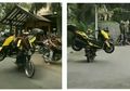 Bukan Kaleng-kaleng, Aksi Motor Tua Gendong Yamaha Xmax di Jok Belakang Ini Jadi Viral