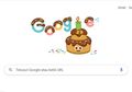 Rayakan Ulang Tahun Tahun ke-23, Doodle Hari ini Berbentuk Kue