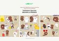Manfaatkan Program LINE Stickers, Tahilalats Gunakan BROWN & FRIENDS